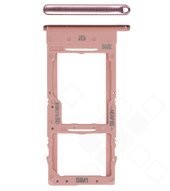 SIM Tray für A516B Samsung Galaxy A51 5G - prism cube pink