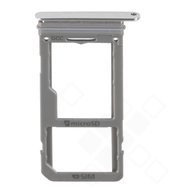 SIM SD Tray für G950F, G955F Samsung Galaxy S8, S8+ - arctic silver