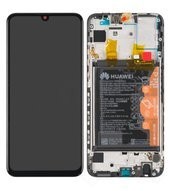 Display (LCD + Touch) + Frame + Battery für POT-L21, POT-LX1 Huawei P Smart (2019) - black