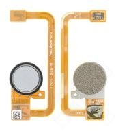 Fingerprint Sensor + Flex für (H3113, H4113, H3213, H4213) Sony Xperia XA2, XA2 Ultra - silver