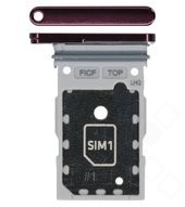 SIM Tray DS für F936B Samsung Z Fold4 - burgundy