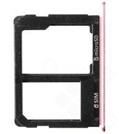 SIM / SD Tray für A510F, A310F Samsung Galaxy A5, A3 (2016) - pink