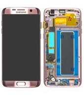 Display (LCD + Touch) für G935F Samsung Galaxy S7 Edge - pink