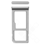 SIM SD Tray für (TA-1012) Nokia 8 - silver grey