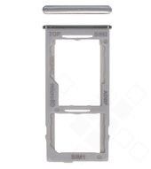 SIM Tray DS für A426B Samsung Galaxy A42 5G - prism dot white, grey
