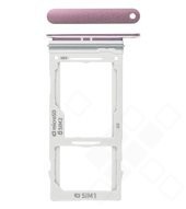 SIM / SD Tray für G960FD Samsung Galaxy S9 Duos - lilac purple