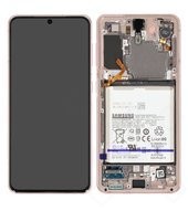 Display (LCD + Touch) + Frame + Battery für G991B Samsung Galaxy S21 - phantom violet