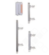 Side Key Set für A2890, A2894 Apple iPhone 14 Pro, 14 Pro Max - silver
