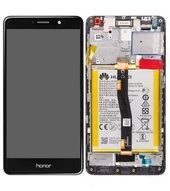 Display (LCD + Touch) + Battery für Huawei Honor 6x - grey