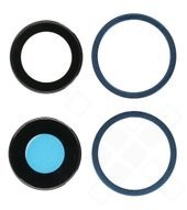 Camera Lens + Bezel Set für A2399, A2403 Apple iPhone 12, 12 mini - blue