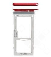 SIM Tray für G973F Samsung Galaxy S10 Duos - cardinal red