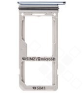 SIM SD Tray für G950FD, G955FD Samsung Galaxy S8, S8+ - coral blue