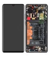Display (LCD + Touch) + Frame + Battery für VOG-L29, VOG-L09, VOG-L04 Huawei P30 Pro - black
