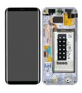 Display (LCD + Touch) + Frame + Battery für G955F Samsung Galaxy S8+ - orchid grey
