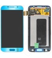 Display (LCD + Touch) für G920F Samsung Galaxy S6 - blue