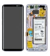 Display (LCD + Touch) + Battery für G950F Samsung Galaxy S8 - orchid grey