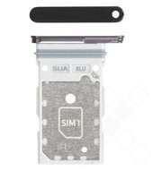SIM Tray DS für S901B, G906B Samsung Galaxy S22, S22+ - phantom black