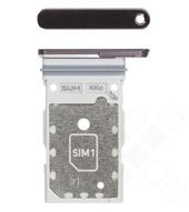 SIM Tray DS für S908B Samsung Galaxy S22 Ultra - phantom black