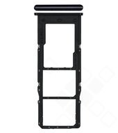 SIM Tray DS für A047F Samsung Galaxy A04s - black beauty